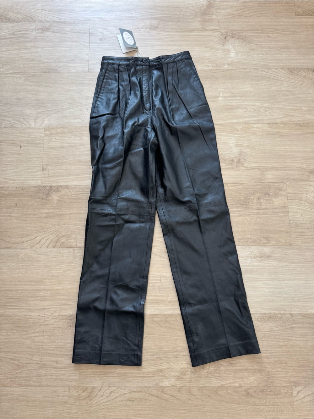 DIOR High-Waisted Leather Pants